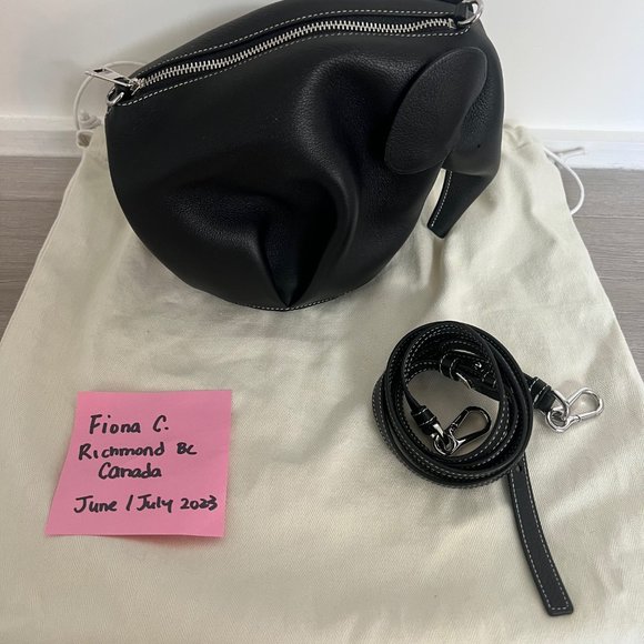 Loewe Black Mini Elephant Bag - Picture 2 of 8